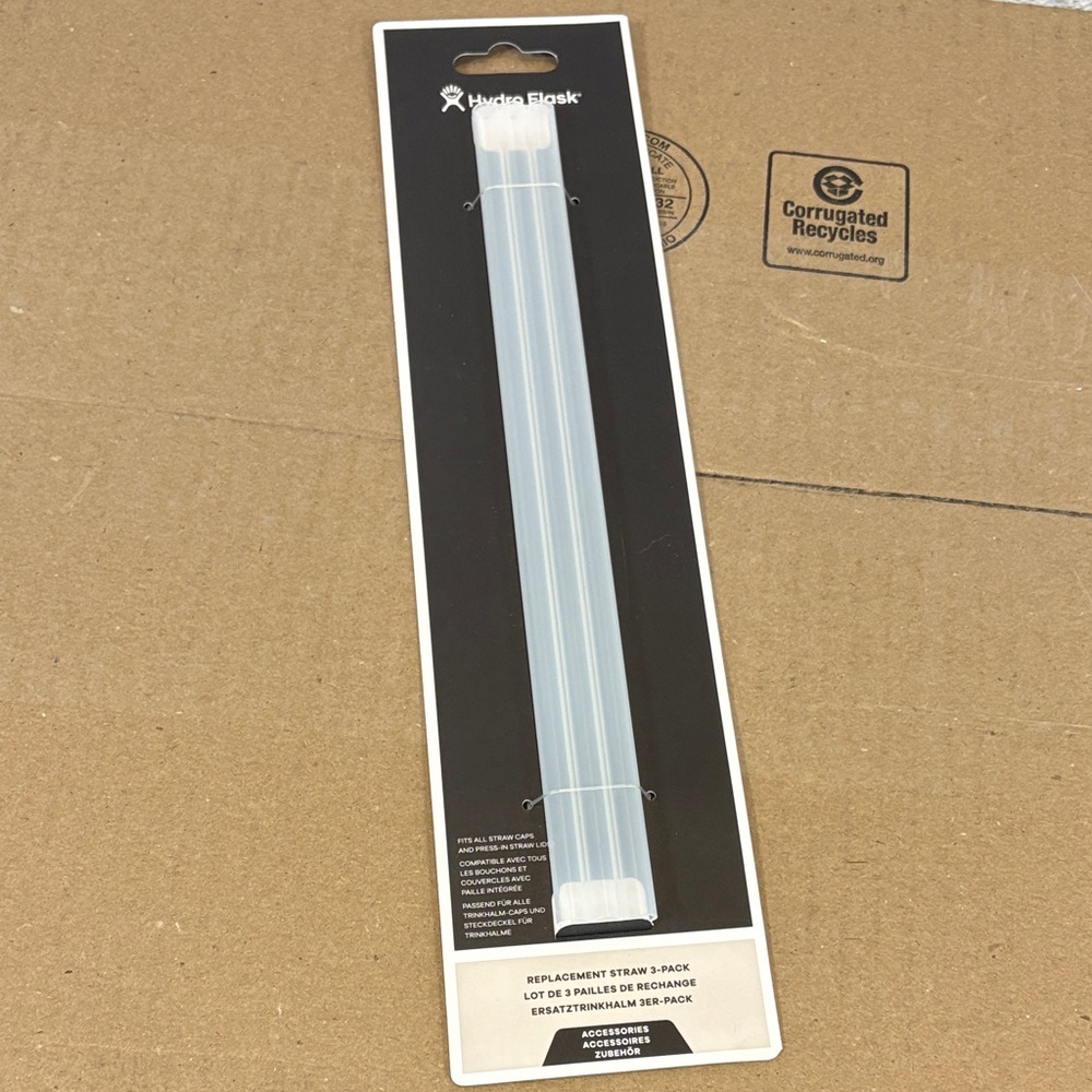 Hydro Flask Clear Straw Set